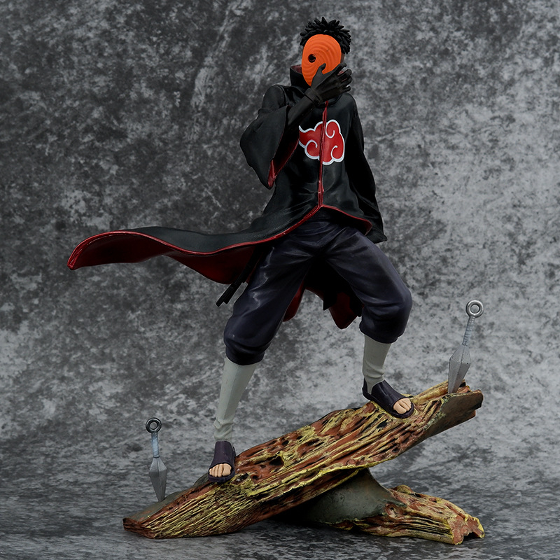 Mô hình Uchiha Obito cao 26cm 2 đầu thay thế Mô hình Anime Naruto Figure