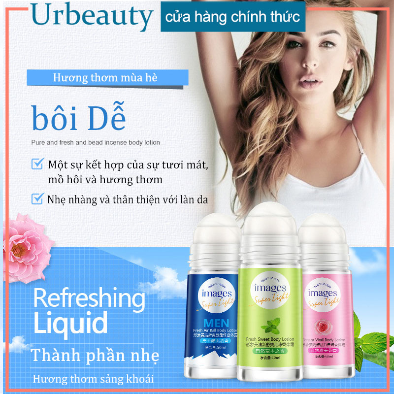[HCM]【Urbeauty Mall】Ba mùi hôi nách được xịt dưới nách khử mùi cơ thể giảm tiết mồ hôi giúp giữ cho nách khô ráo sạch sẽ và giảm hôi nách