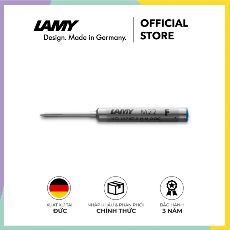Ống mực cao cấp lamy m 22 blue - hãng phân phối chính thức