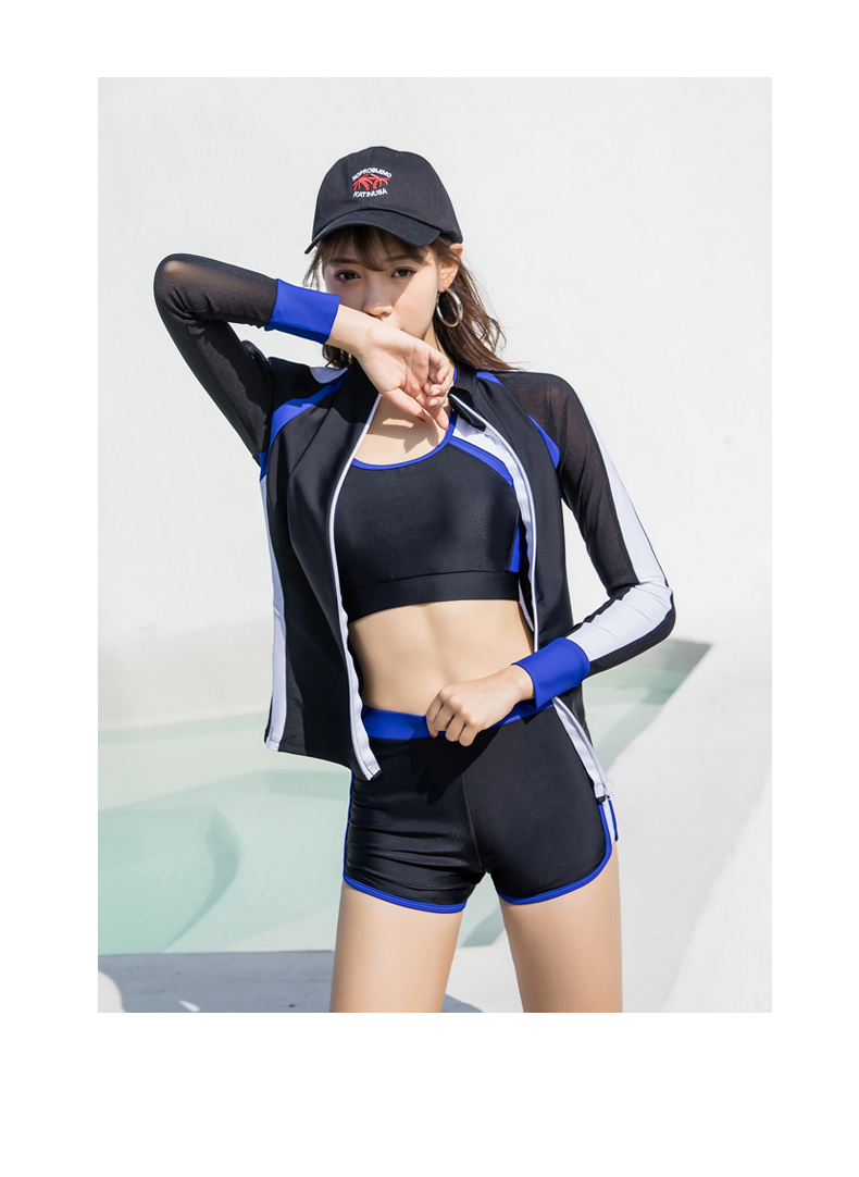 Đồ bơi nữ set 3 món kiểu dáng thể thao