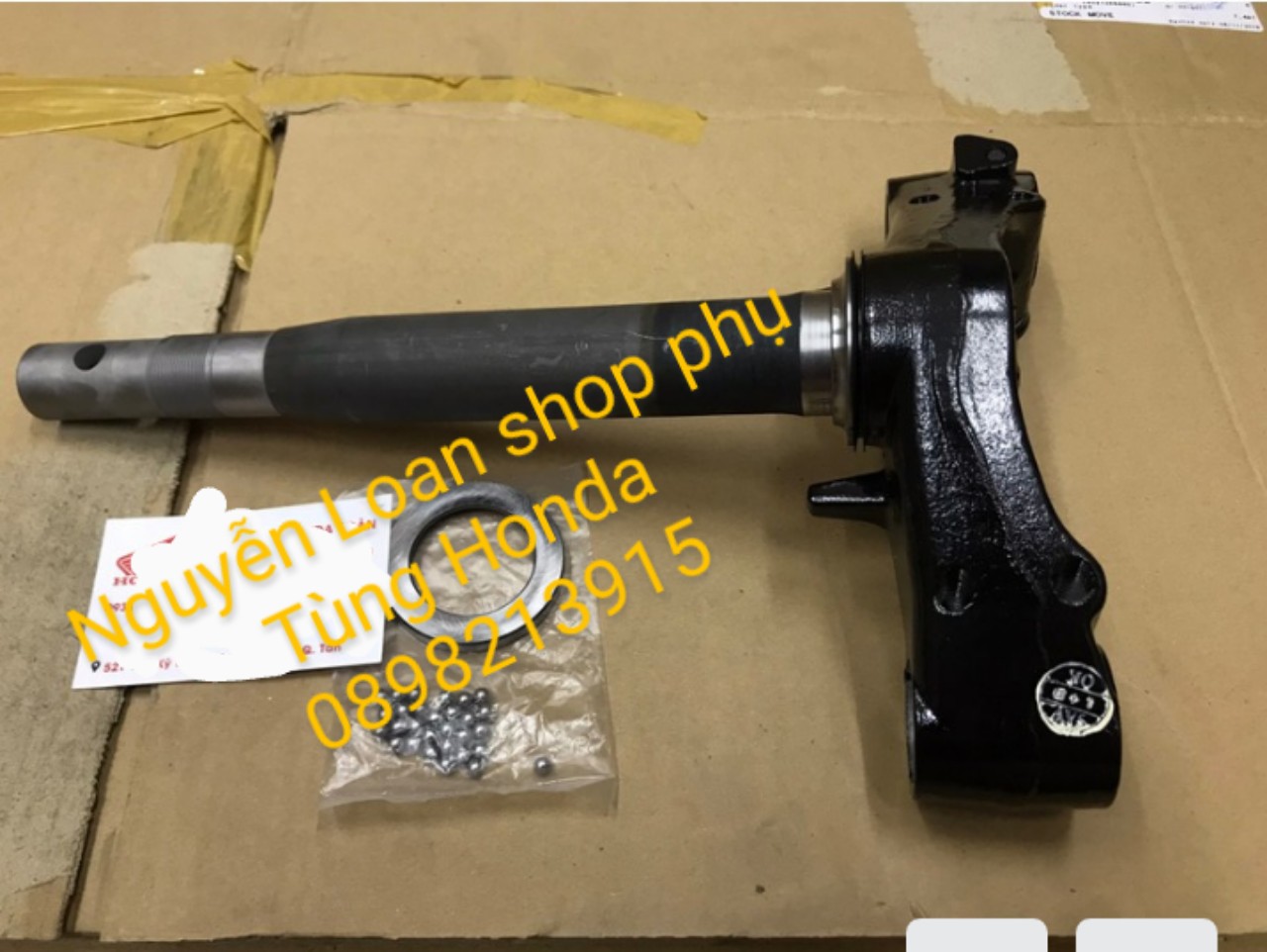 CHANG 3 - CỤM TRỤC CỔ LÁI XE WINNER ZIN CHÍNH HÃNG HONDA