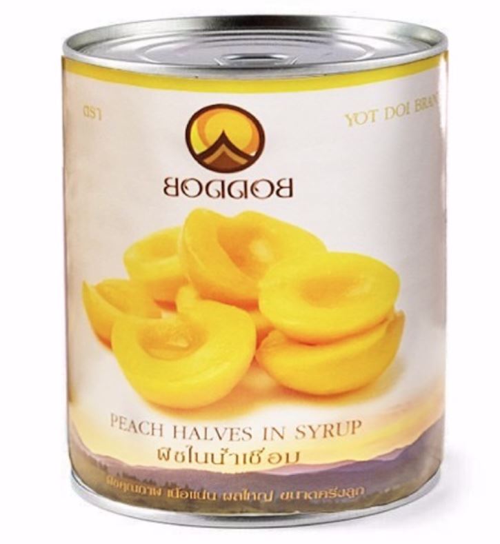 Đào ngâm thái lan boddob 820g