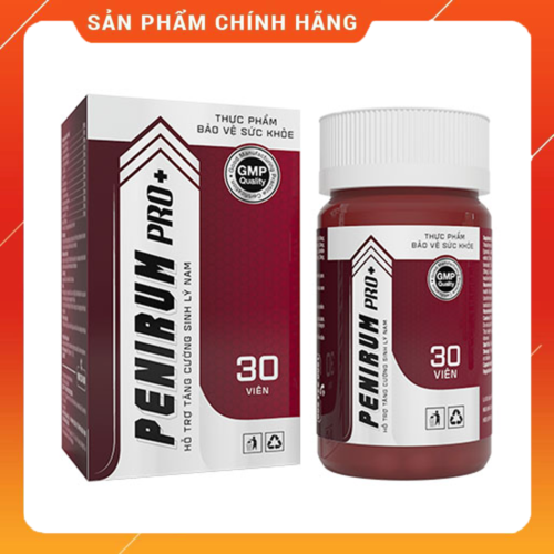 Viên Uống Sinh Lý Penirum PRO+ - Tăng Phong Độ Nâng Bản Lĩnh - Chính Hãng Hộp 30 Viên Phiên Bản Cải Tiến