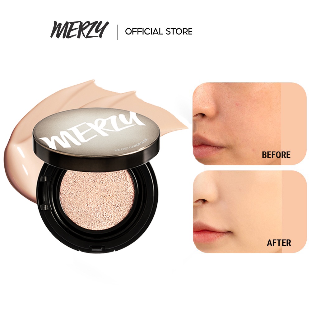 Phấn Nước Che Phủ Cao, Lâu Trôi Merzy The First Cushion Cover SPF50+/PA+++ 13g