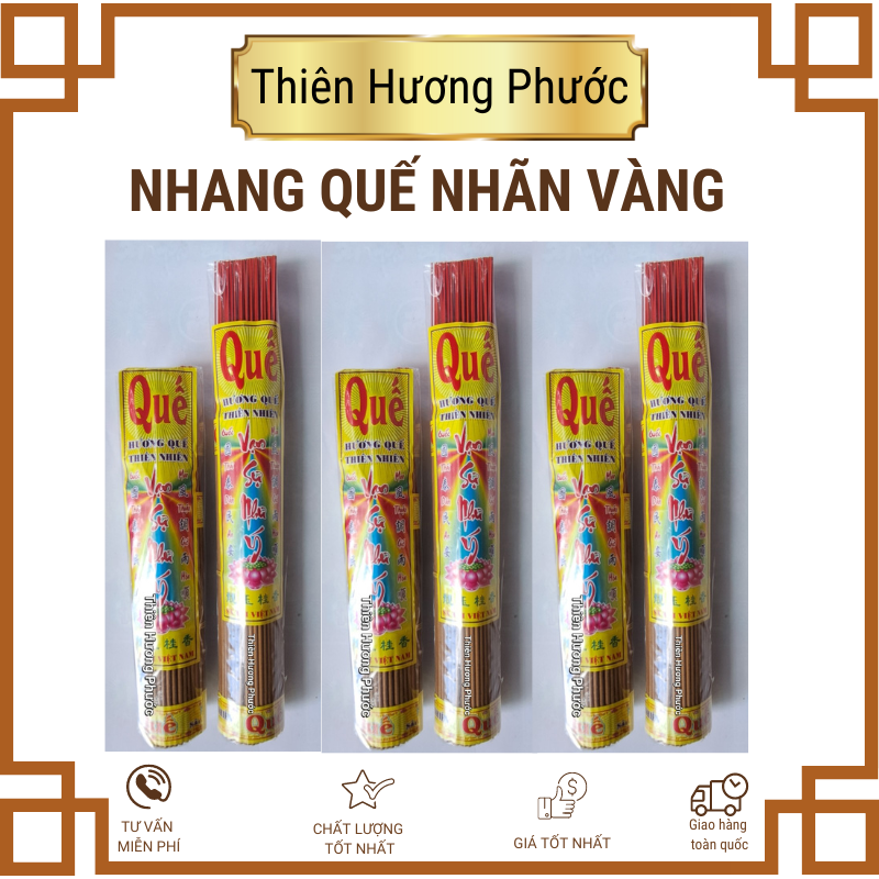 Nhang quế 30cm, 40cm nhãn vàng 400gr