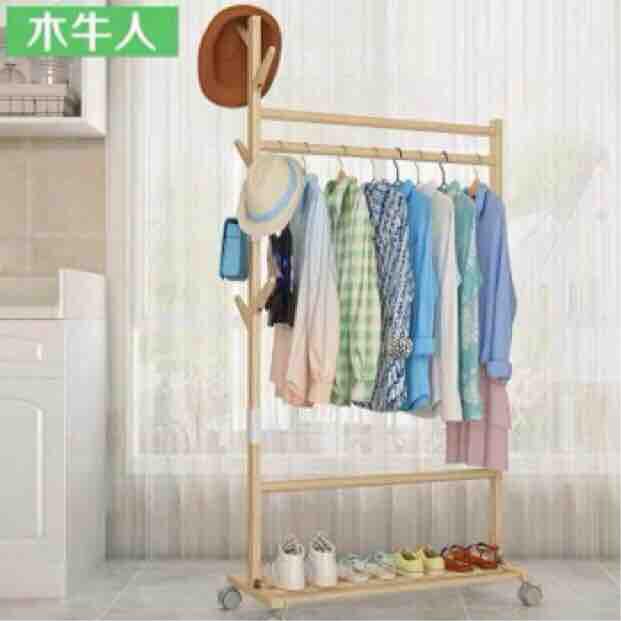 Kệ treo quần áo gỗ