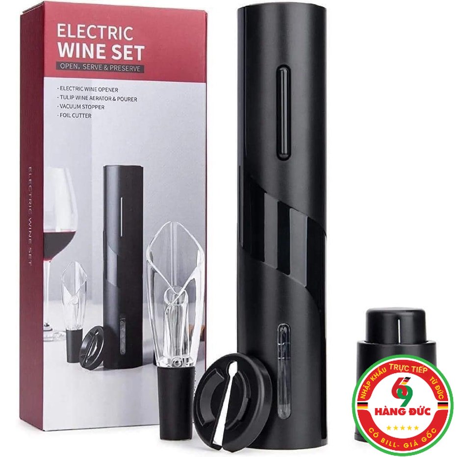 MỞ RƯỢU PIN ELECTRIC WINE SET - HANGDUC69