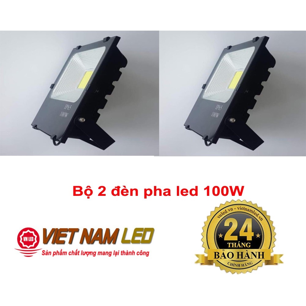 Đèn pha LED 100W IP65  lắp ngoài trời