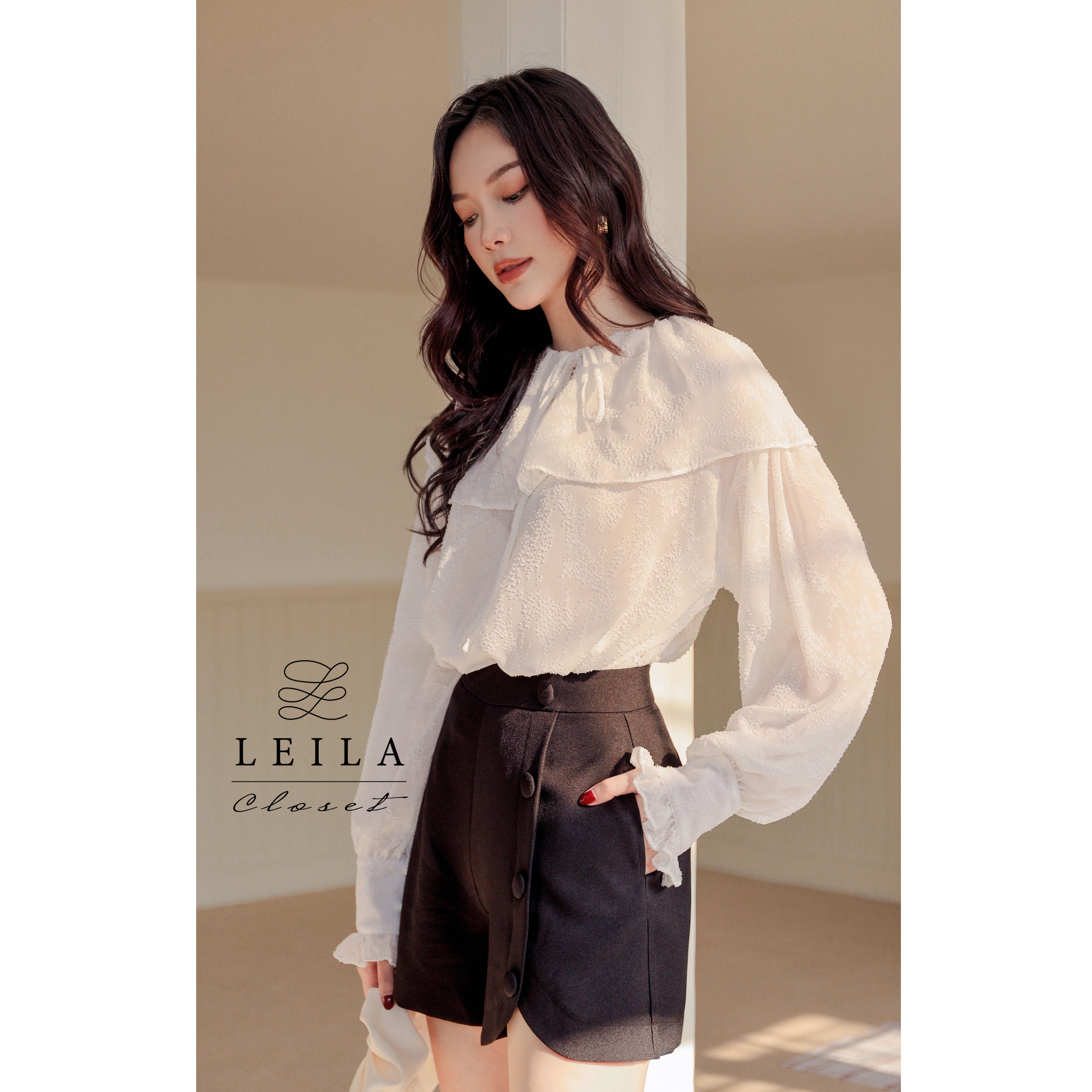 Áo babydoll tay kiểu Wendy - Leila closet