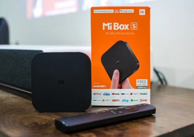 Tivi box xiaomi mibox s 4k global quốc tế