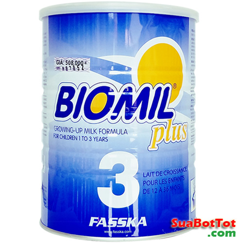 Sữa Biomil Plus số 3 800g chính hãng Date moi nhất