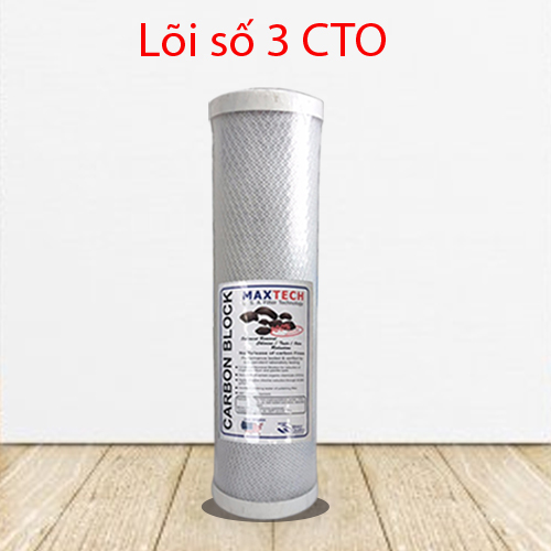 Lõi lọc nước số 3 lõi lọc than hoạt tính CTO