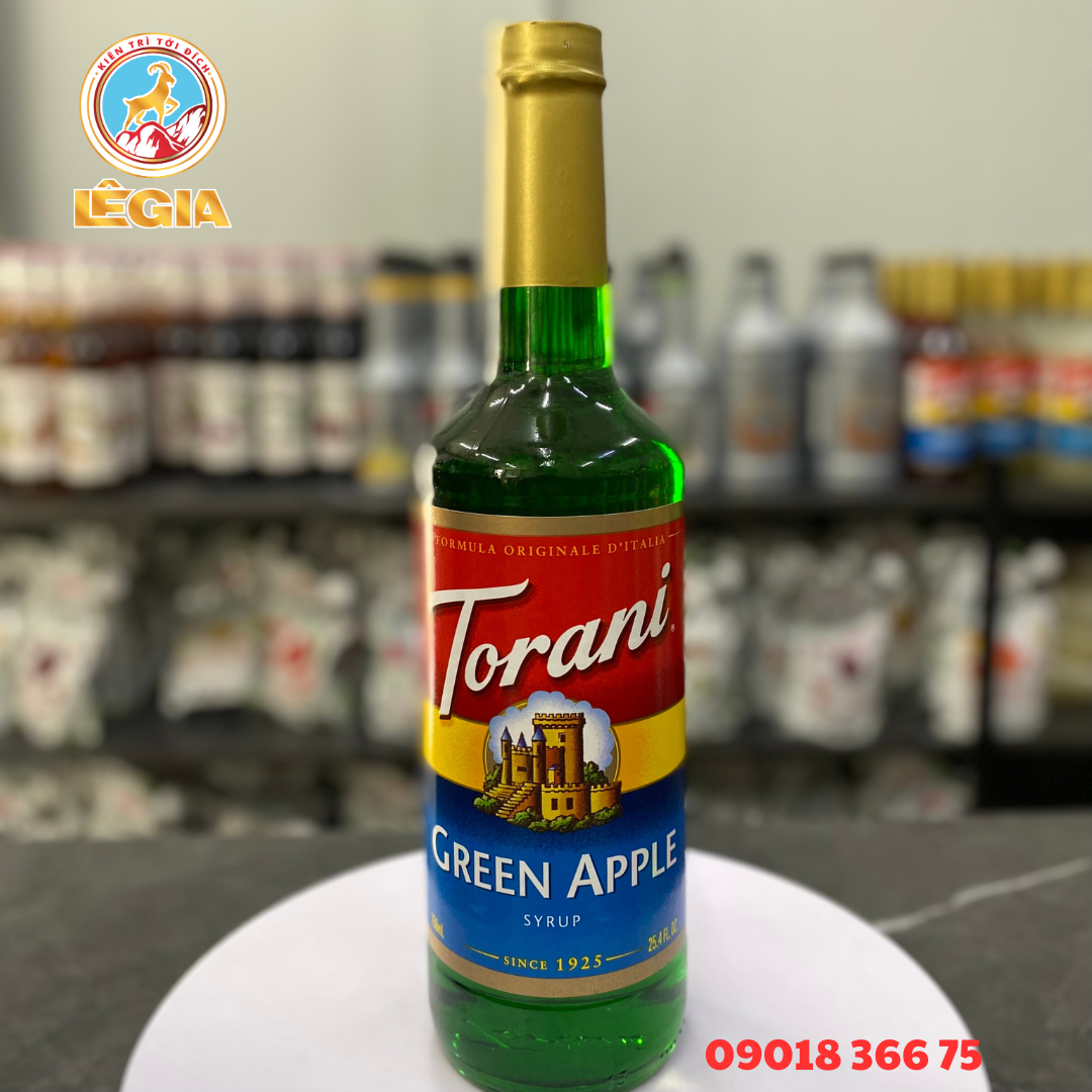 SIRO TORANI TÁO XANH 750ML - TORANI GREEN APPLE SYRUP