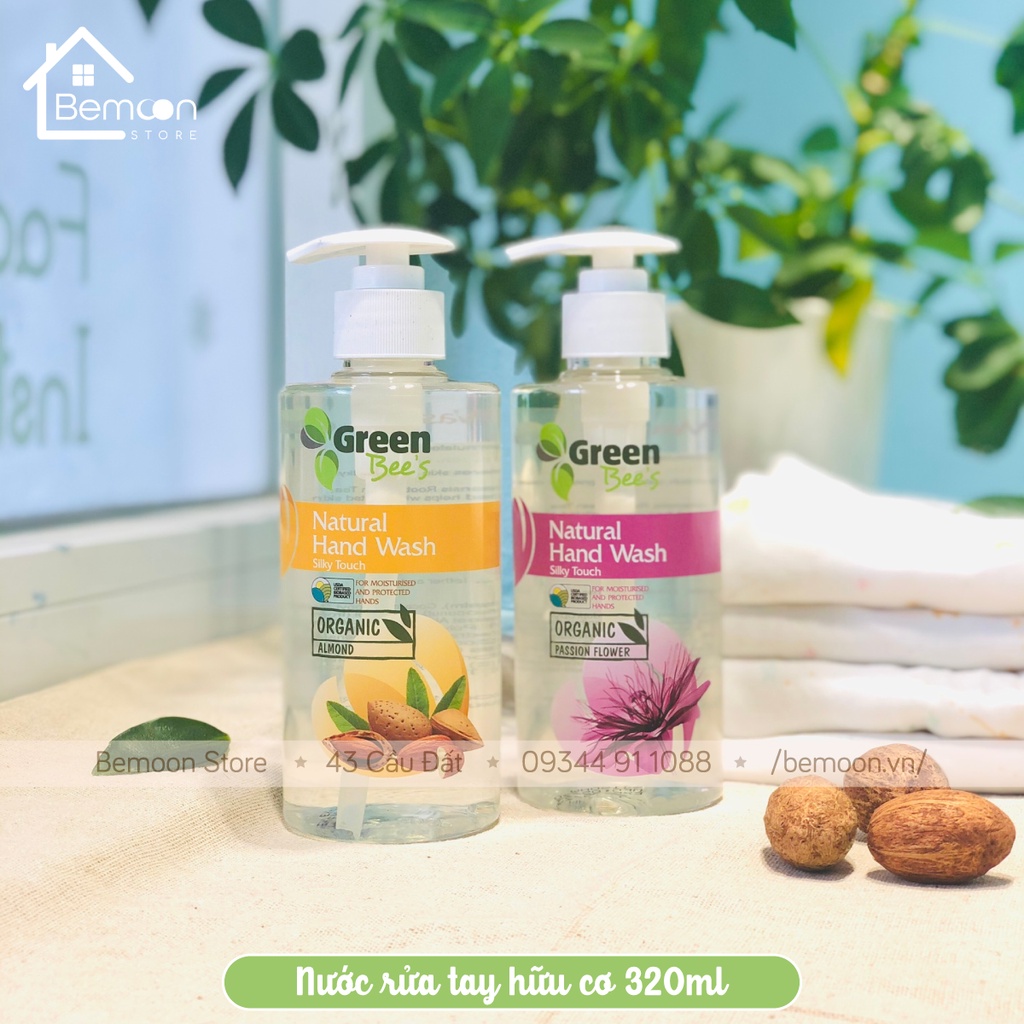 Gel rửa tay hữu cơ Green Bee Organic 320ml
