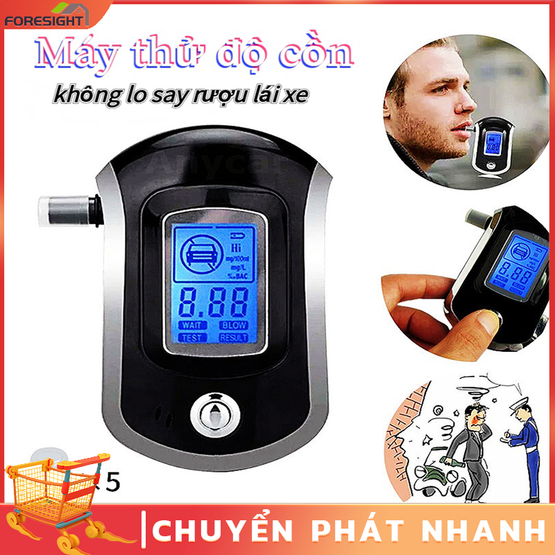 Máy sấy tóc cồn mới, máy đo nồng độ cồn kỹ thuật số chuyên nghiệp kiểm tra máy thở