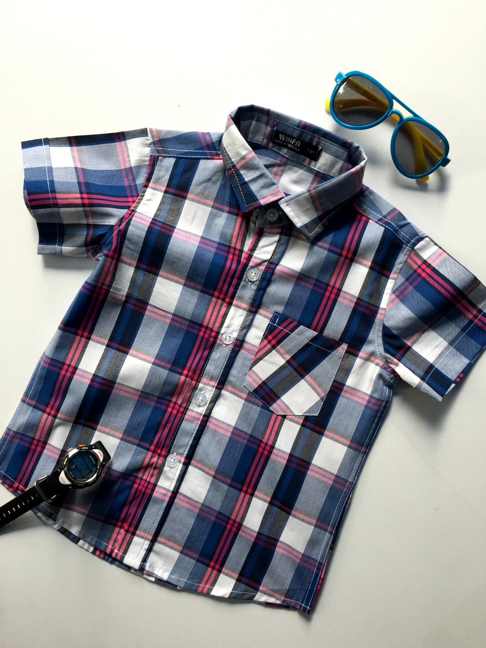 [HCM]Áo sơ mi trẻ em caro từ 10-27kg, sơ mi bé trai tay ngắn, chất cotton 100% mềm mịn, thoáng mát, Hàn Quốc- giao màu ngẫu nhiên - Đọc kỹ phần mô tả để chọn size.