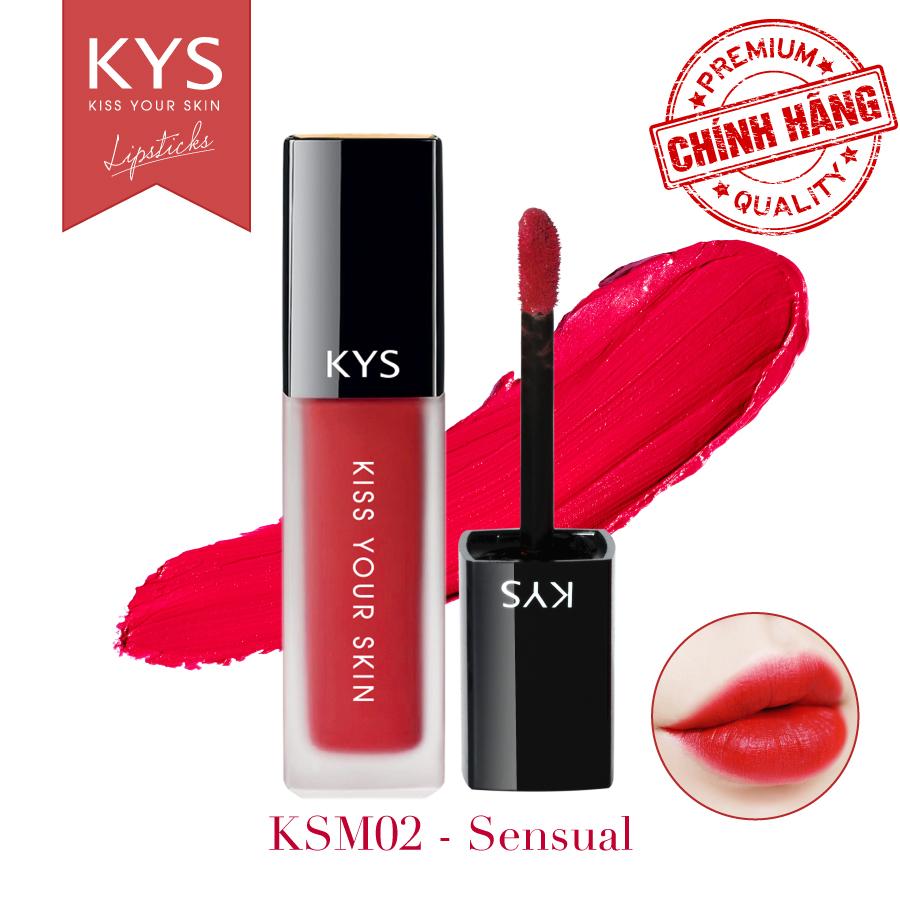 Son kem lì Chocolate khử chì Kys Đỏ Lạnh 4g