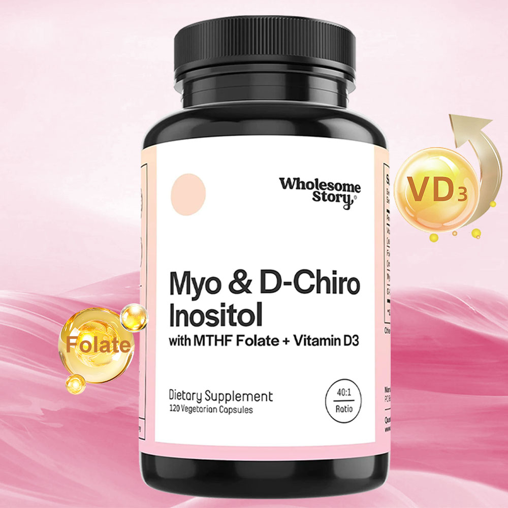 Thực phẩm bổ sung Inositol cao cấp KENOFOR - Inositol và D-Chiro Inositol cộng với Axit Folic và Vitamin D - Cân bằng nội tiết tố và thúc đẩy sức khỏe buồng trứng ở phụ nữ