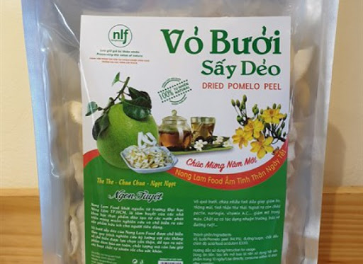 Vỏ bưởi sấy dẻo nonglamfood 500g