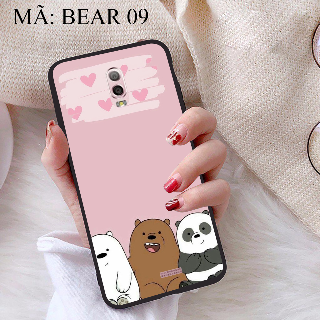 Ốp lưng iCase dành cho Samsung Galaxy J7 Plus viền dẻo TPU BST Chúng ta là Gấu