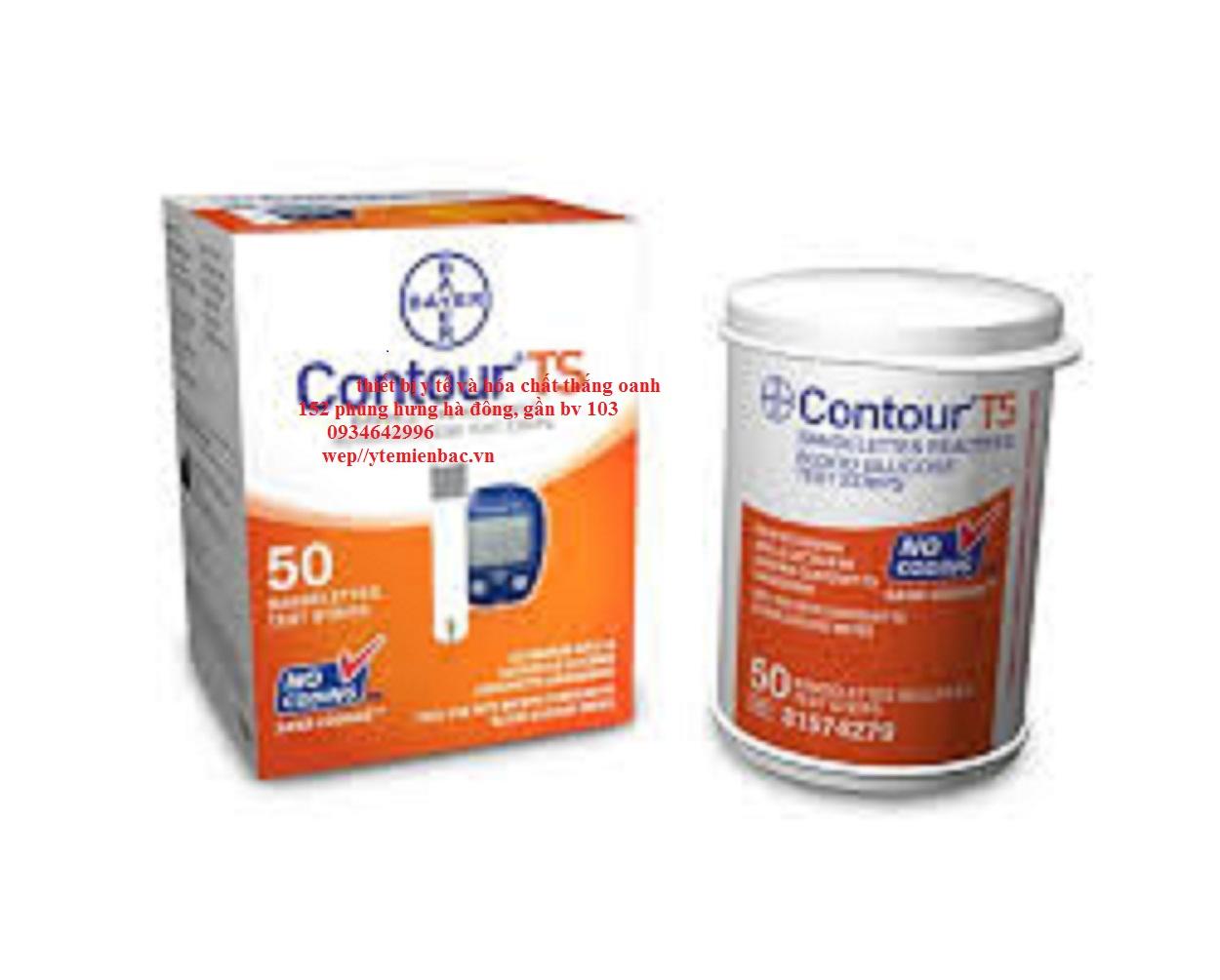 QUE THỬ ĐƯỜNG HUYẾT CONTOUR TS (HỘP 50 QUE)