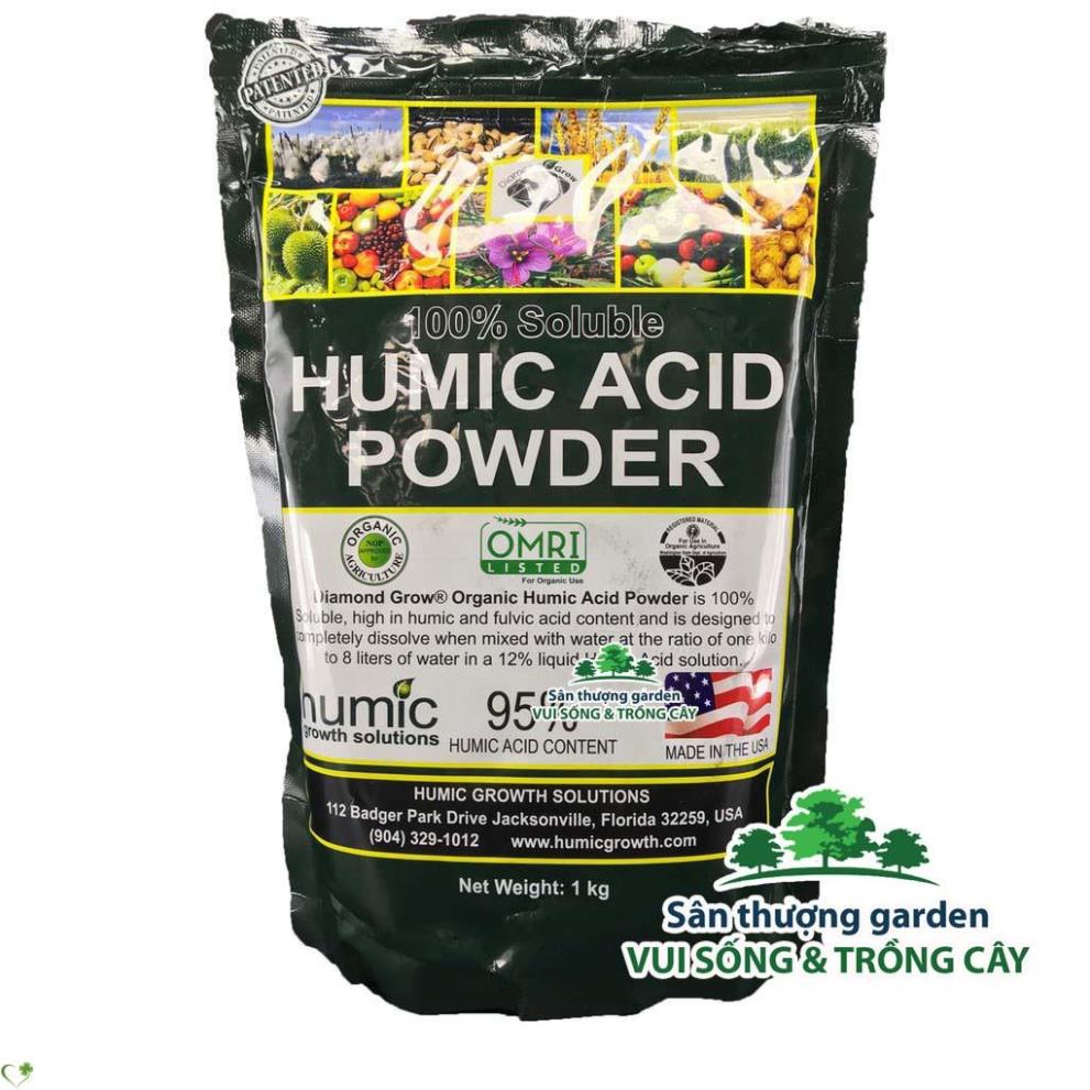 Phân bón Humic Acid Powder Mỹ 1kg