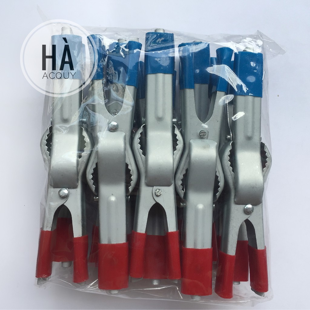 10 cặp Kẹp bình Acquy Xám Màu 30A - 7Cm