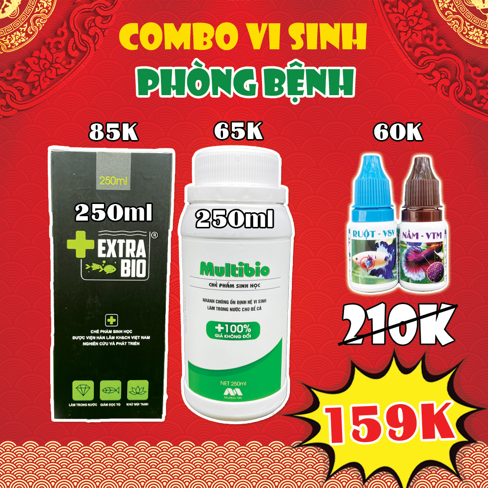 Men vi sinh EXTRA BIO - ZERO SHOCK cao cấp cho hồ cá cảnh thuỷ sinh - BETTA COFFY