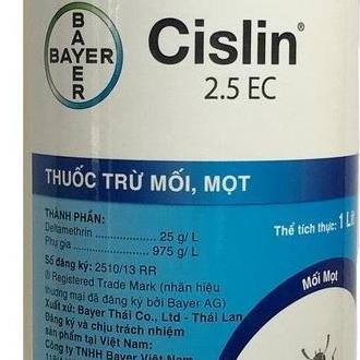 THUOC DIET MỐI, MỌT CISLIN 2,5EC(BEYER) CHAI 1LIT