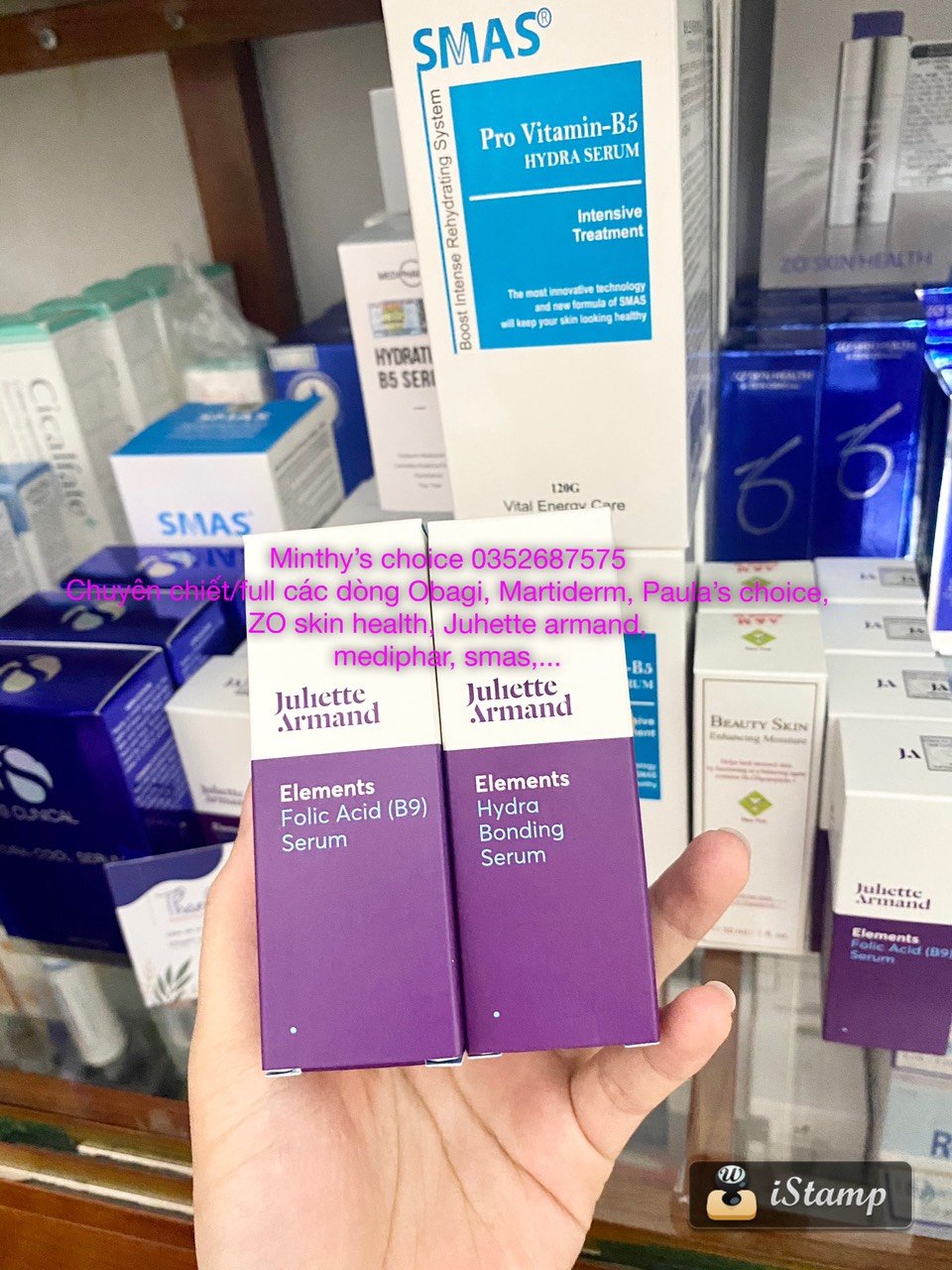 SERUM PHỤC HỒI VÀ LÀM DỊU DA JULIETTE ARMAND ELEMENTS FOLIC ACID B9 SERUM 20ML