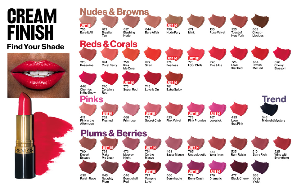 Son môi lì siêu bóng Revlon Super Lustrous Lipstick Nhật Bản nội địa 3.7g