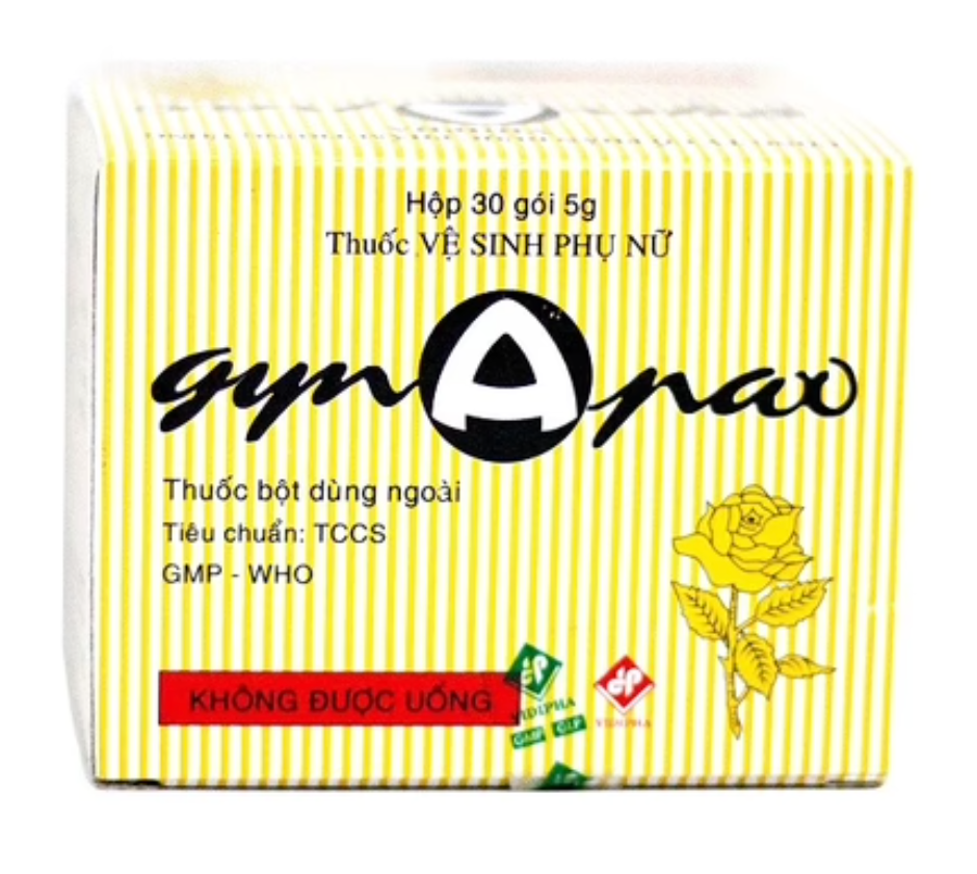 Bột Vệ Sinh Phụ Nữ Gynapax hộp 30 gói