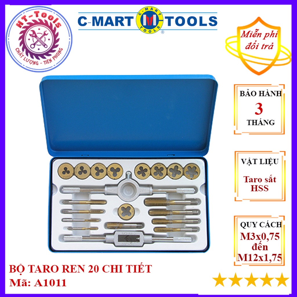 Bộ taro ren 20 chi tiết a1011 c-mart