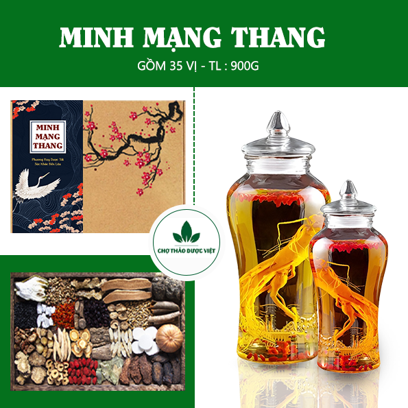 Minh mạng thang 35 vị chuẩn, bồi bổ cơ thể, mạnh gân xương, khỏe gân cốt - Chợ Thảo Dược Việt