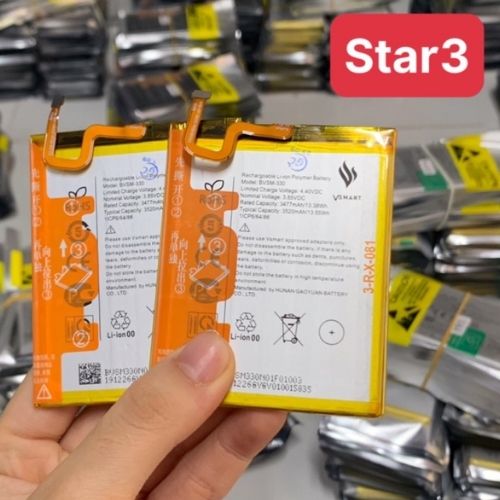 Pin zin new vsmart star 3 / bvsm-330, dung lượng 3500 mah ,bảo hành 6 tháng
