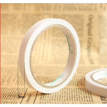 5 cuộn Băng keo 2 mặt ,băng keo 2 mặt siêu dính 10m