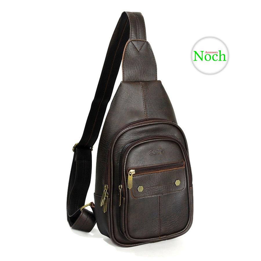 Túi đeo chéo cao cấp phong cách cực đẹp - MQ11 màu nâu