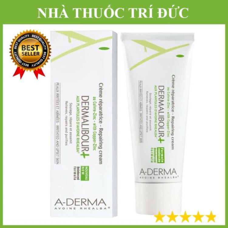 Kem dưỡng ẩm, phục hồi dịu da và kháng khuẩn - Dermalibour 50ml - A-Derma