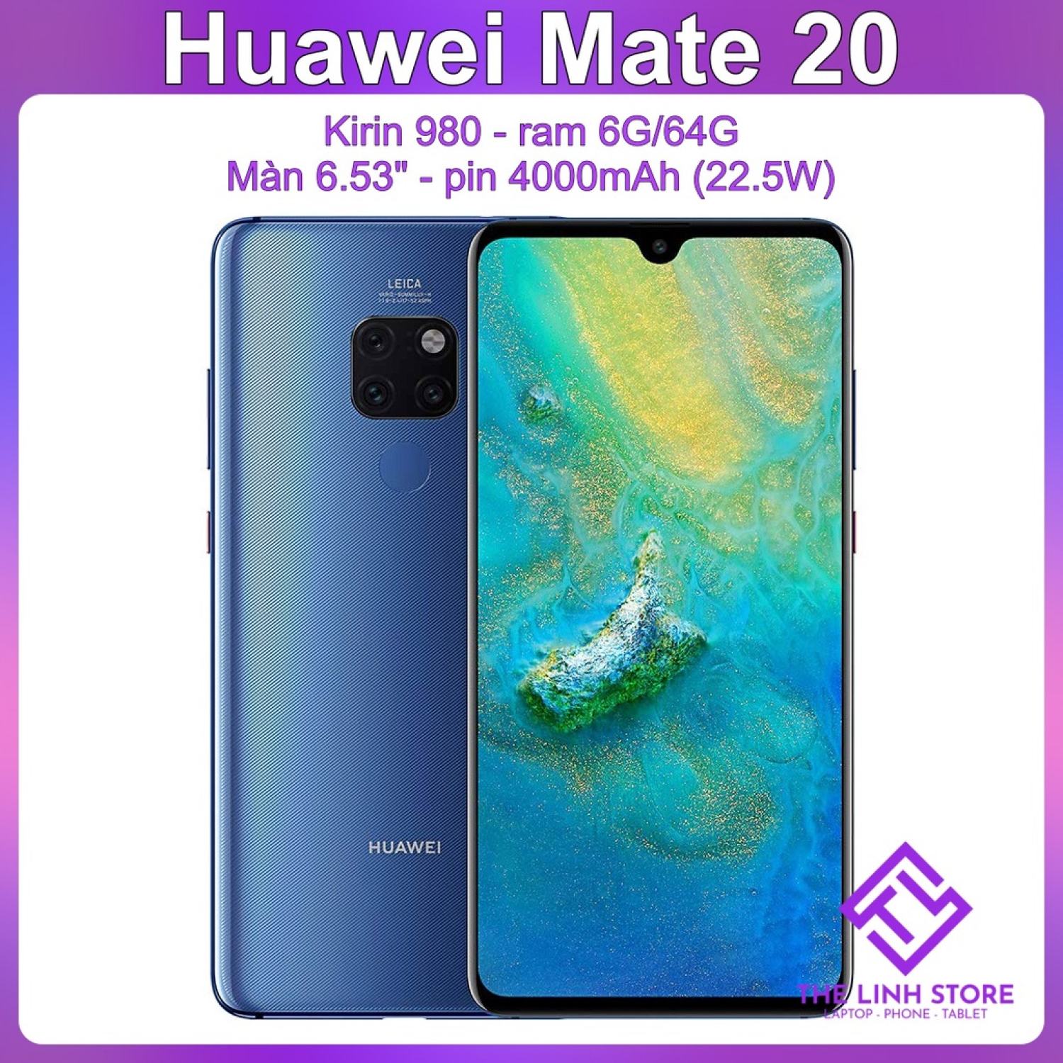 Điện thoại Huawei P20 Lite bản Quốc tế - Kirin 659 ram 4G 128G 