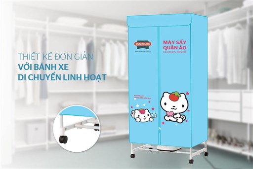 Máy sấy, tủ sấy quần áo Sunhouse SHD2702 - Hàng chính hãng