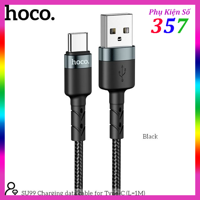 Cáp sạc nhanh hoco su99 siêu bền ip/ micro android / type-c