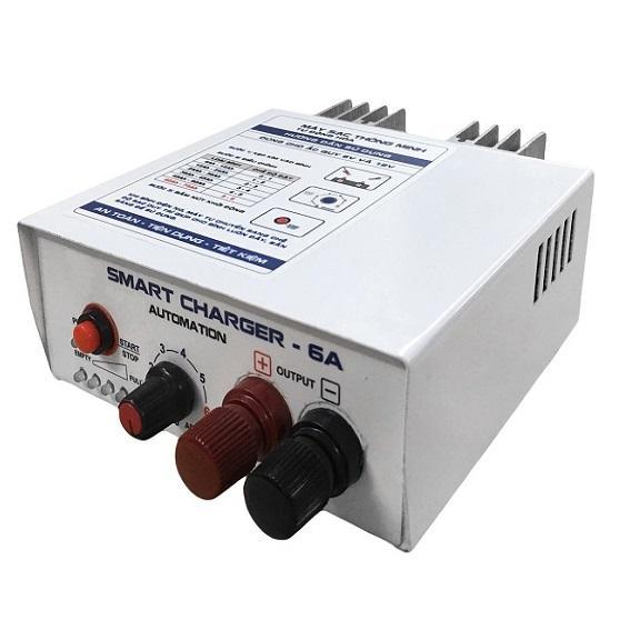 Sạc ắc quy tự ngắt 12v, 6v sạc cho bình có dung lượng từ 4ah đến 120ah
