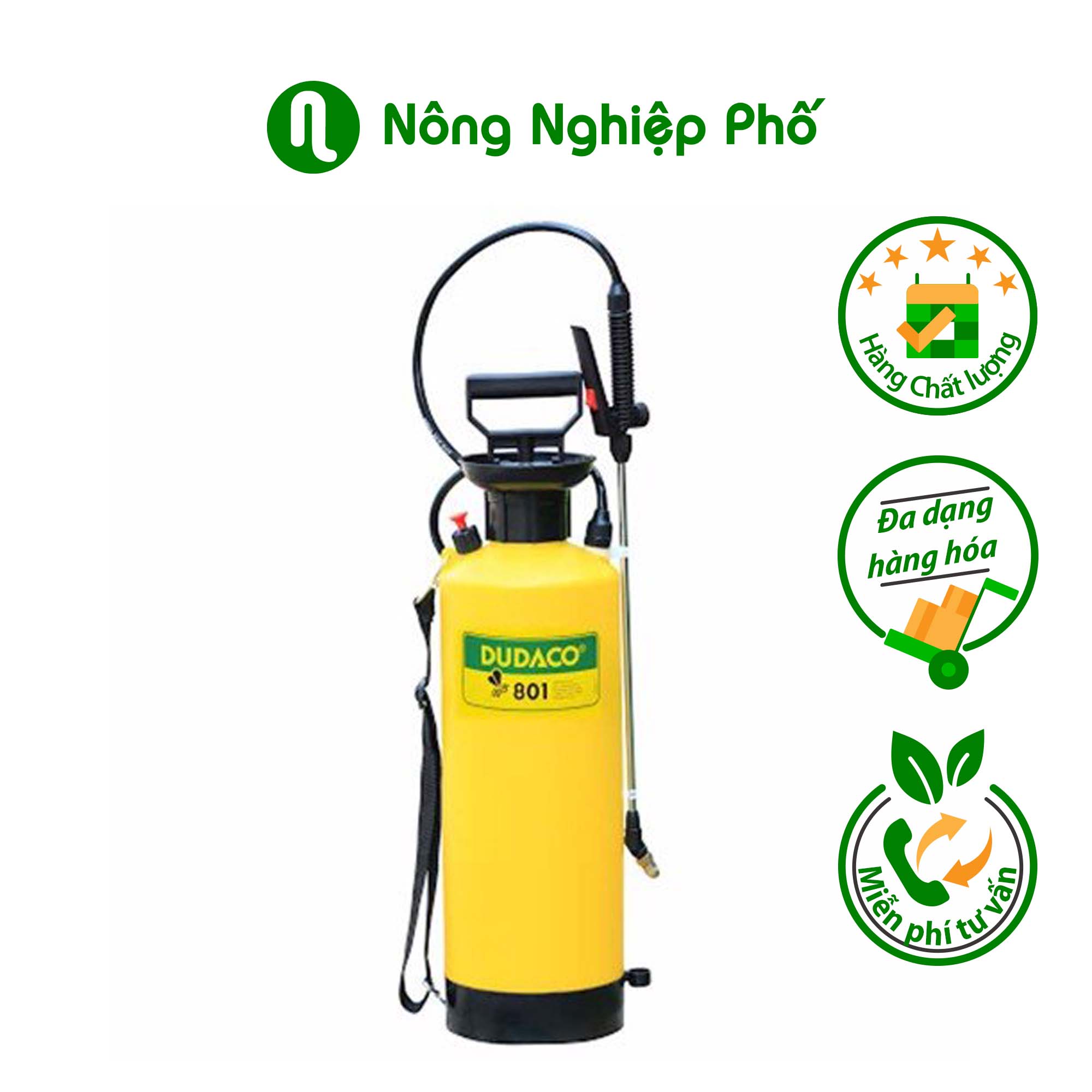 Bình 8l - bình xịt, bình phun dudaco 8l - nông nghiệp phố