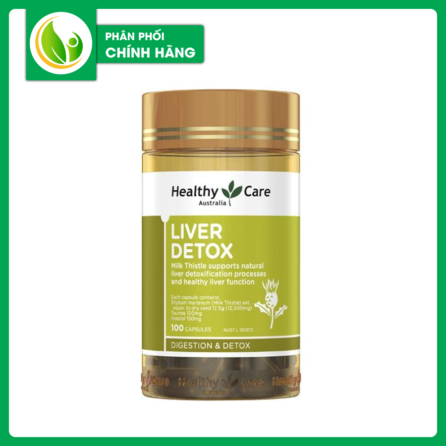 Viên Giải Độc Gan Healthy Care Liver Detox Của Úc - Tăng Cường Miễn Dịch, Bảo Vệ Gan