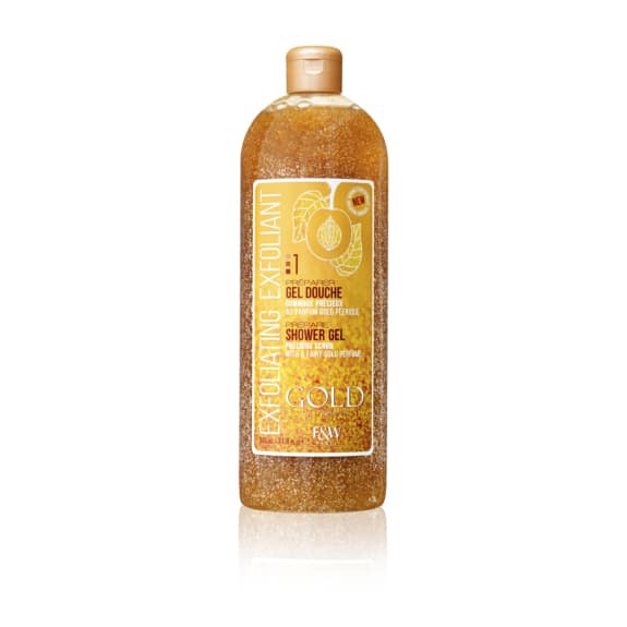 Sữa tắm cát tẩy tế bào chết F&W Paris Exfoliating Exfoliant Shower Gel Ouibeaute Gold 940ml