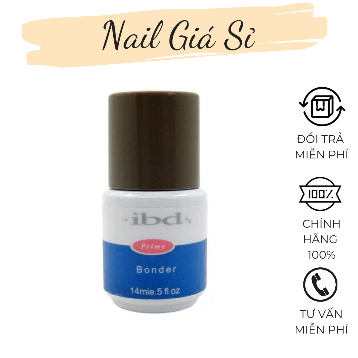Sơn gel liên kết đắp móng ibd, bonder