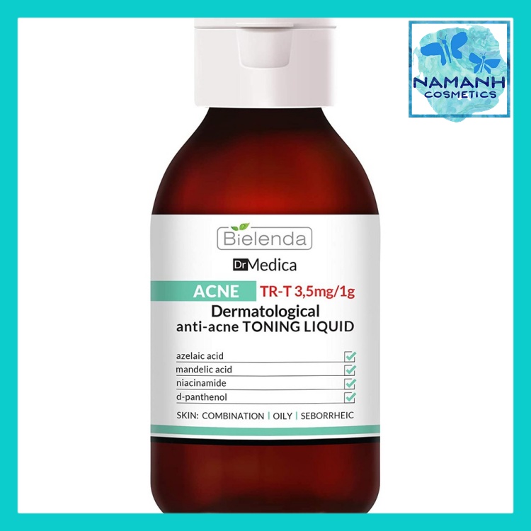Toner giảm mụn, giảm thâm, Bielenda Dr Medica Dr Medica Acne Dermatologic Anti-Acne 250 ml
