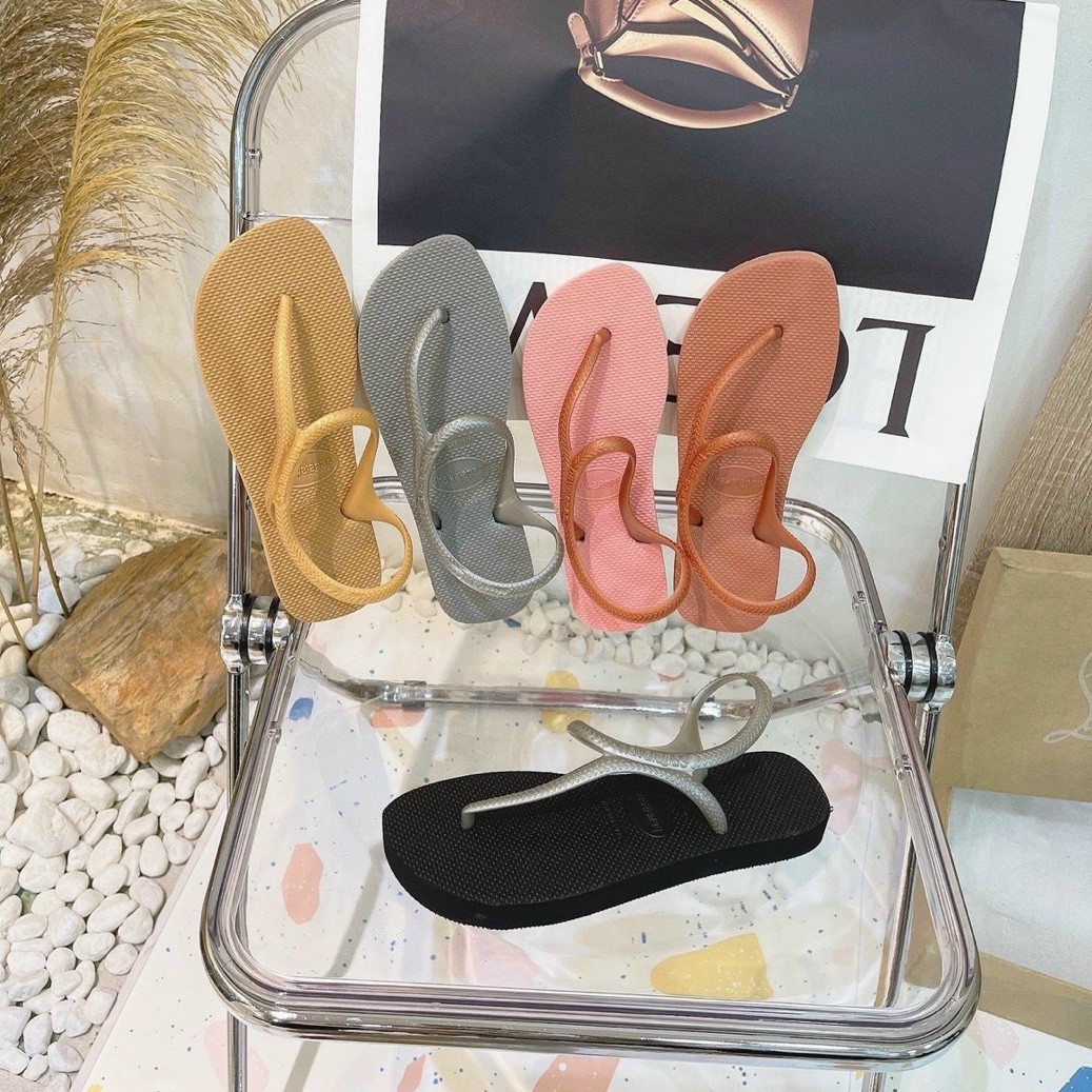 Sandal Xỏ Ngón Nữ Quai Kẹp Đế Bệt Dẻo Đi Học Đi Mưa Đi Biển Hàng Đẹp Giá Rẻ