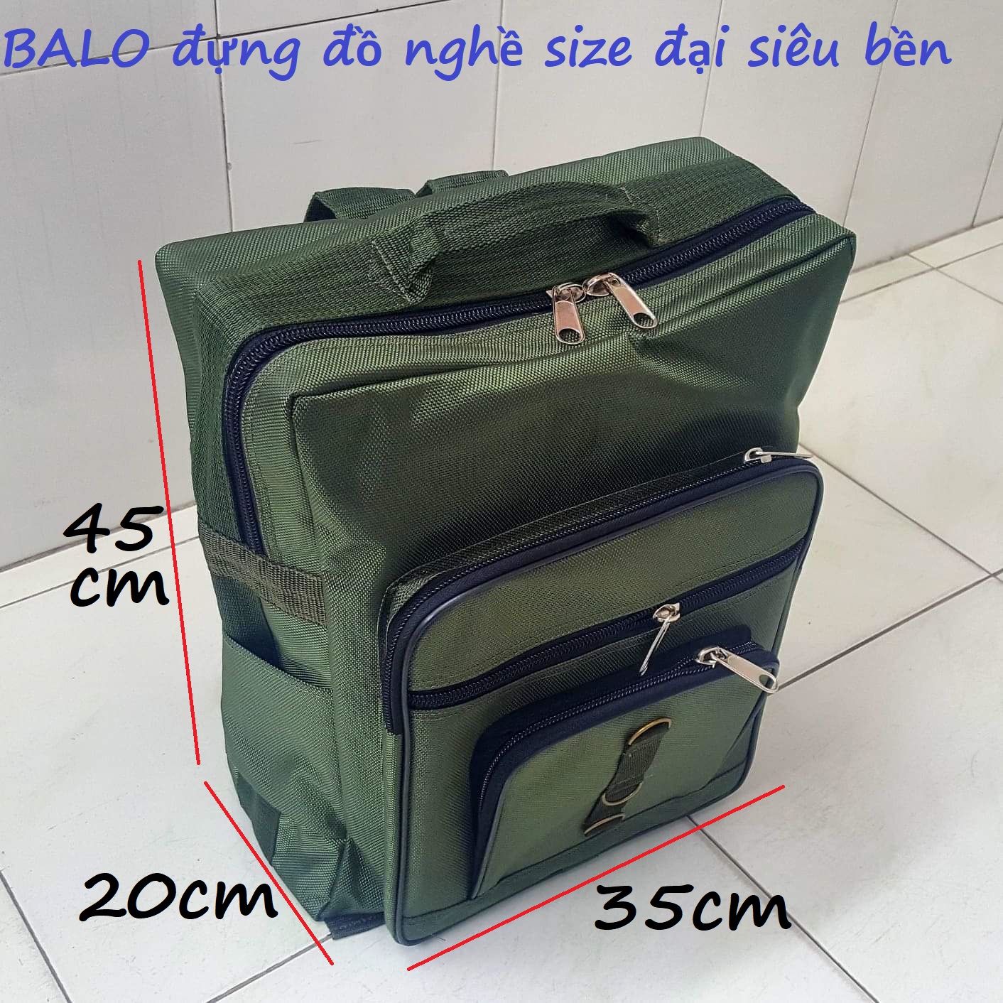 TÚI ĐỒ NGHỀ  BALO ĐỰNG ĐỒ NGHỀ SIZE ĐẠI