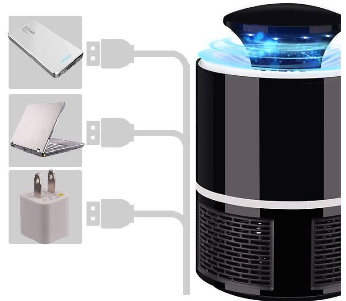 Dụng cụ bắt muỗi và côn trùng kèm đèn ngủ 2 trong 1 cổng USB, dung cu bat muoi va con trung kem den ngu 2 trong 1 cong USB